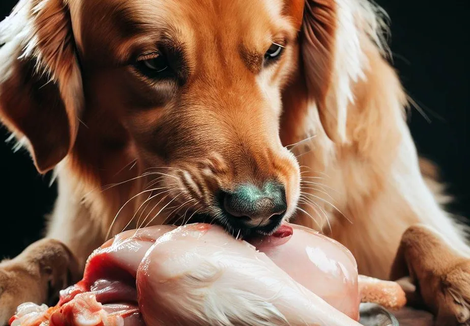 Czy pies może jeść surowego kurczaka?