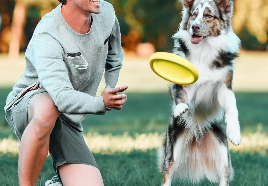 Jak nauczyć psa frisbee