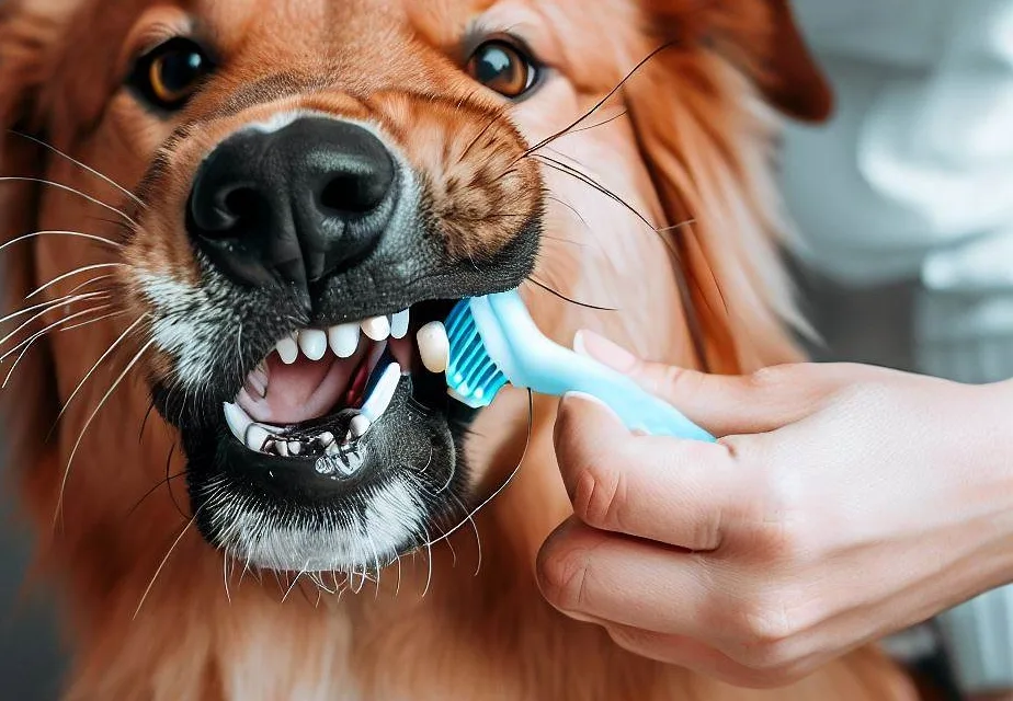Jak nauczyć psa mycia zębów