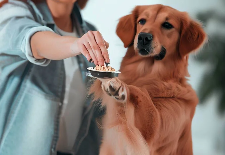 Jak nauczyć psa oddawania jedzenia