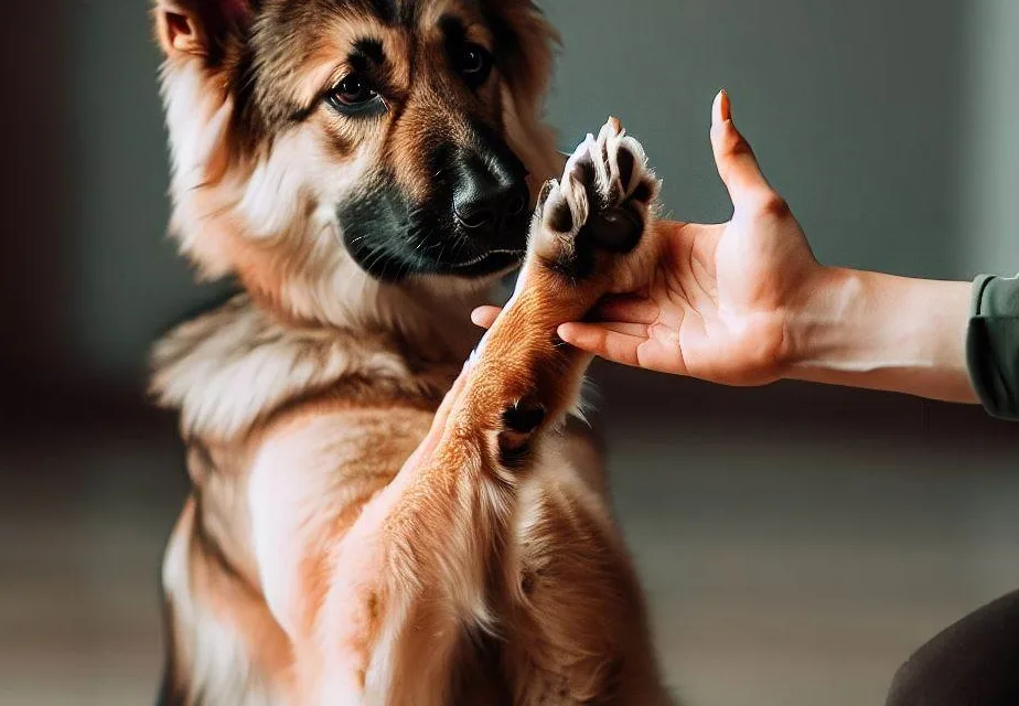 Jak nauczyć psa podawać łapę