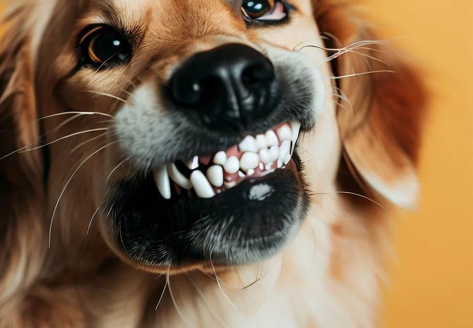 Jak nauczyć psa pokazywać zęby