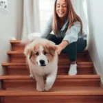 Jak nauczyć psa schodzić po schodach
