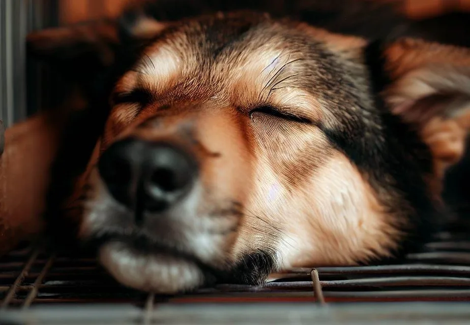 Jak nauczyć psa spać w budzie